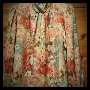 Vintage floral blouse